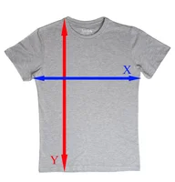 таблица размеров футболок